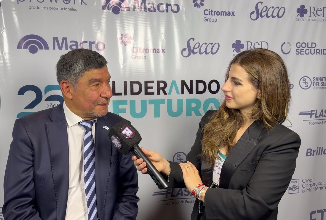 Norstream entrevistando al vicegobernador de Tucumán en Liderando Futuro